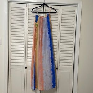 Tie dye maxi dress